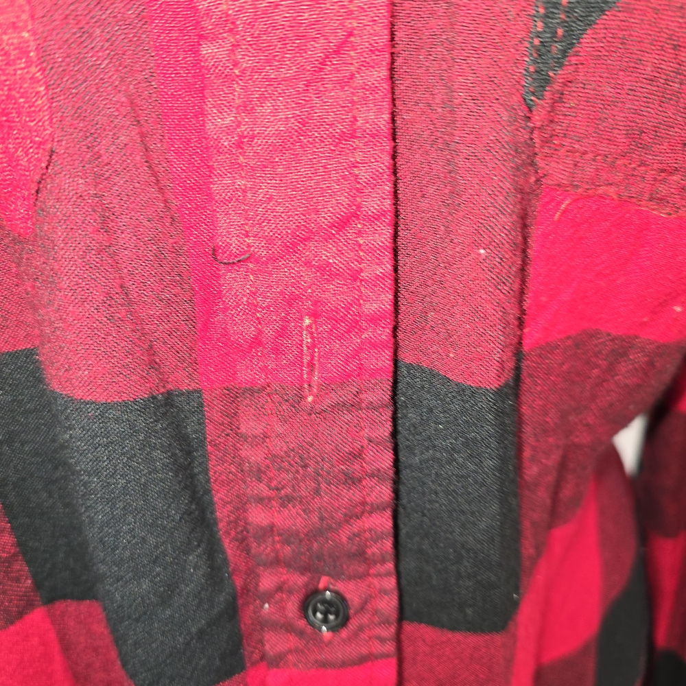 Red and Black Plaid Shirt